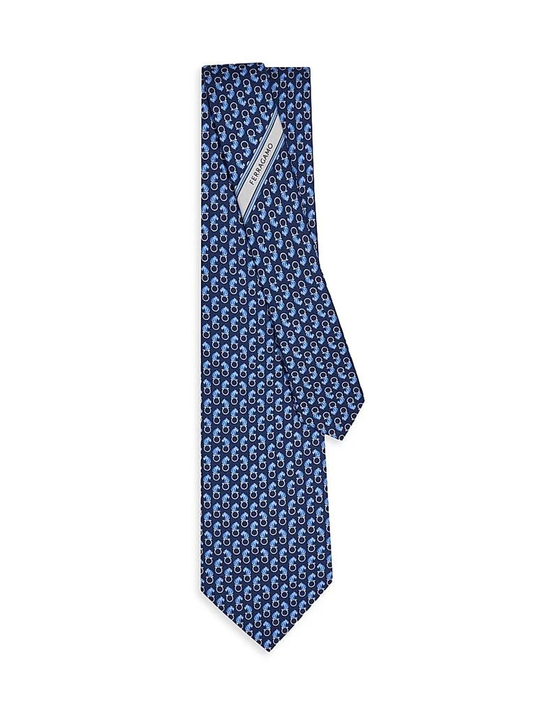 商品Salvatore Ferragamo|Ambra Animal-Print Silk Tie,价格¥1771,第3张图片详细描述