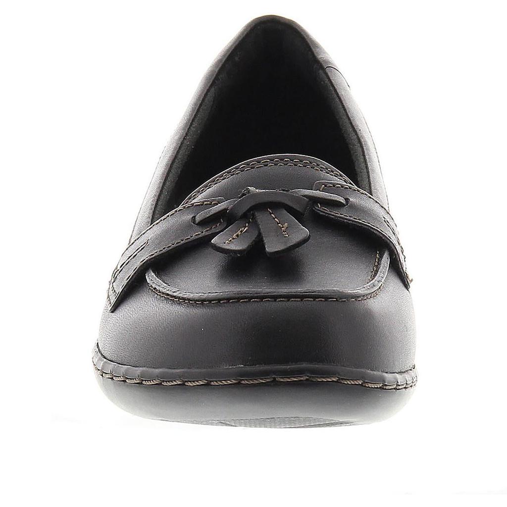 Clarks Ashland Bubble Women's Leather Tasseled Slip On Casual Loafers商品第7张图片规格展示