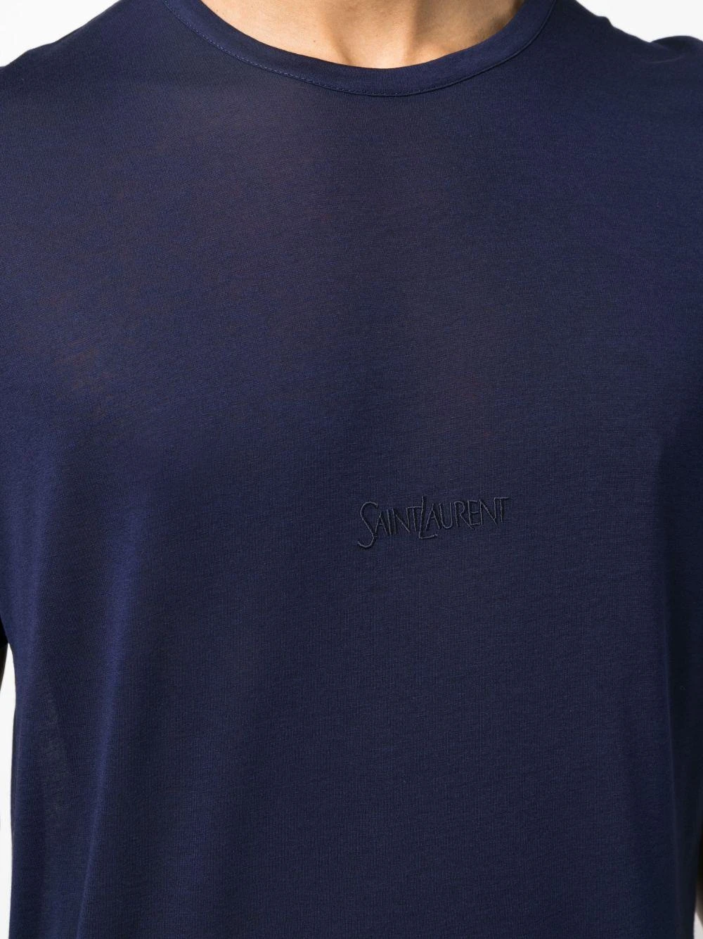 商品Yves Saint Laurent|Yves Saint Laurent 男士T恤 749102Y37IL4573 蓝色,价格¥2617,第5张图片详细描述