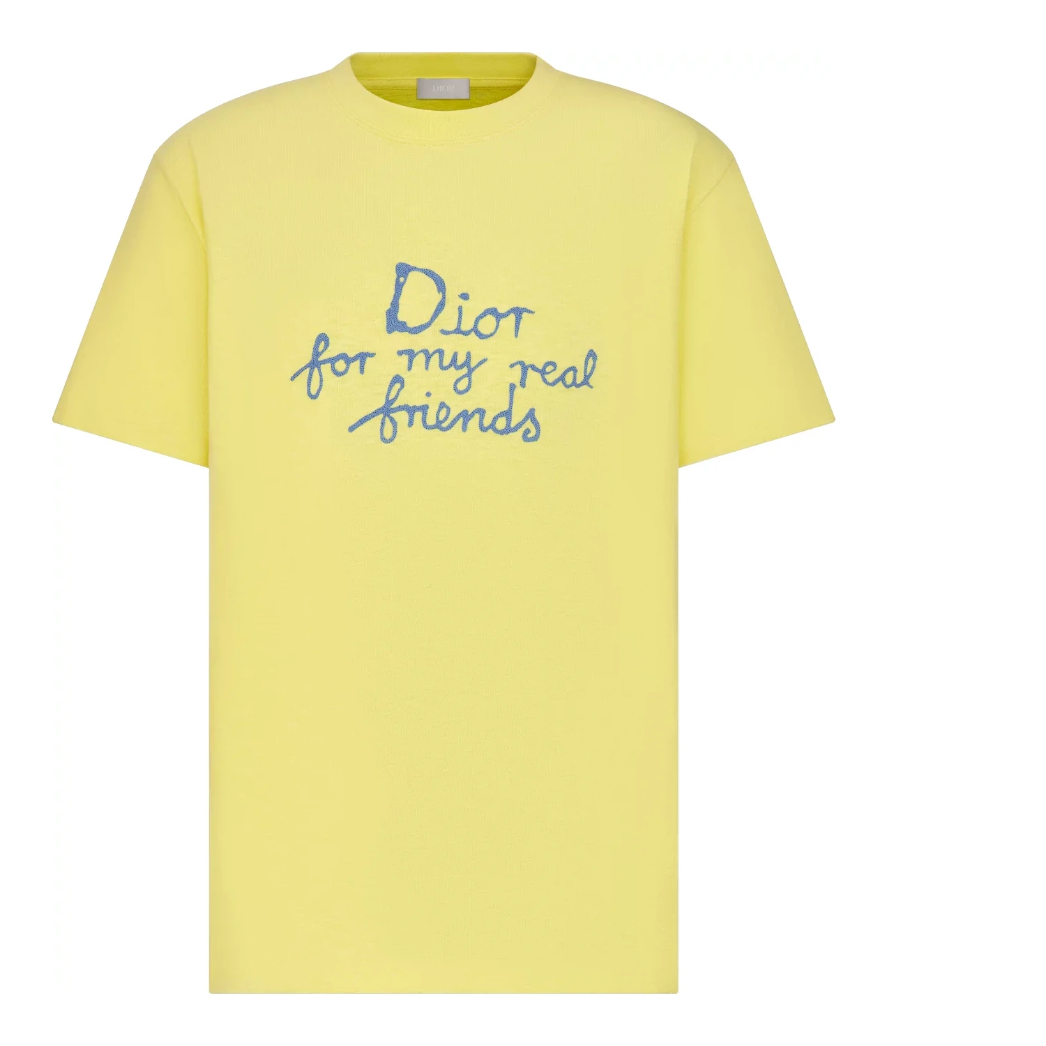 商品Dior|【预售】 迪奥 25春夏 男士 短袖T恤 DIOR AND HYLTON NEL 宽松版型 T 恤 583J696A0849_C285,价格¥7794,第1张图片