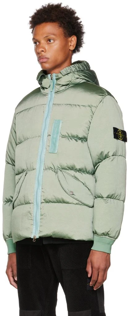 商品Stone Island|Green Econyl Down Jacket,价格¥5934,第4张图片详细描述