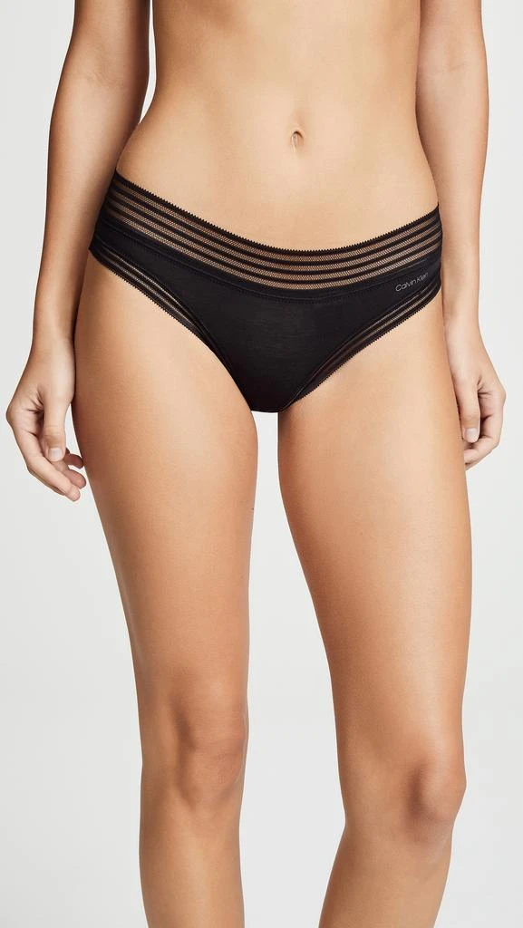 商品Calvin Klein|Calvin Klein Underwear 莫代尔纤维丁字裤,价格¥113,第2张图片详细描述