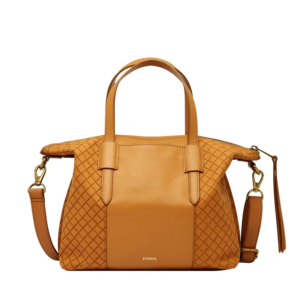 商品Fossil|Fossil Women's Skylar Polyurethane Satchel,价格¥488,第3张图片详细描述