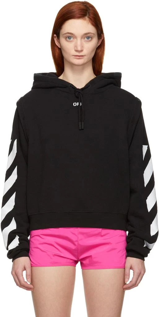 商品Off-White|Black Diagonal Hoodie,价格¥4426,第1张图片