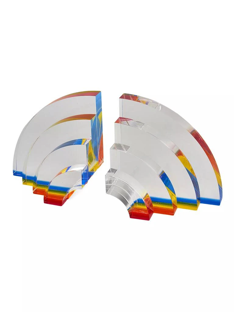 商品Tizo|Rainbow Lucite Bookend Pair,价格¥1642,第1张图片
