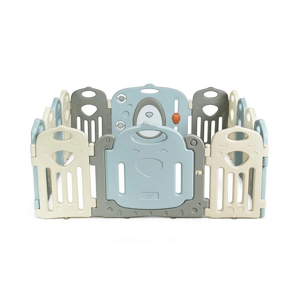 商品Costway|Kids Baby Playpen 14 Panel Activity Center Safety Play Yard,价格¥774,第1张图片