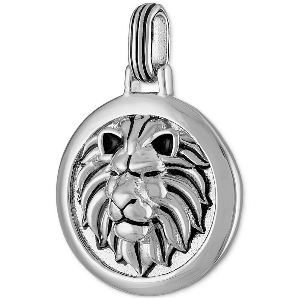 商品Esquire Men's Jewelry|Lion Amulet Pendant in Sterling Silver, Created for Macy's,价格¥1718,第4张图片详细描述