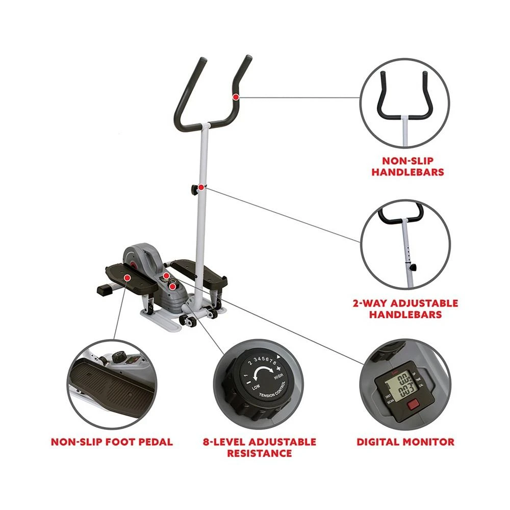 Magnetic Standing Elliptical with Handlebars 商品