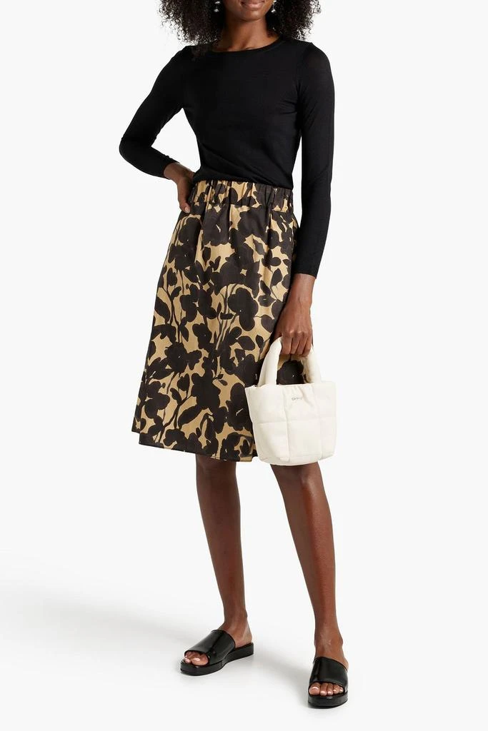 商品Officine Générale|Marlene floral-print cotton-poplin skirt,价格¥627,第2张图片详细描述