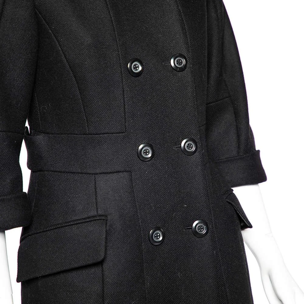 商品[二手商品] Max Mara|Max Mara Black Wool Double Breasted Coat S,价格¥955,第4张图片详细描述