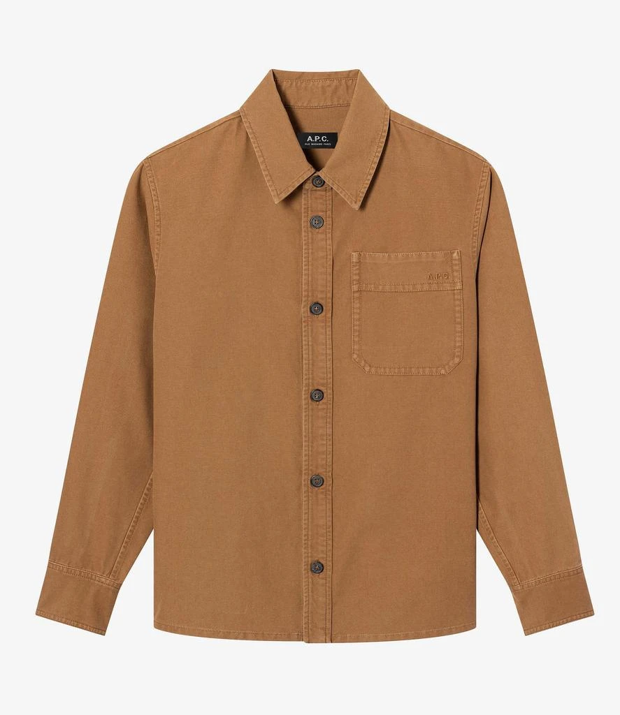 商品A.P.C.|Basile Brodée Poitrine overshirt,价格¥2062,第2张图片详细描述