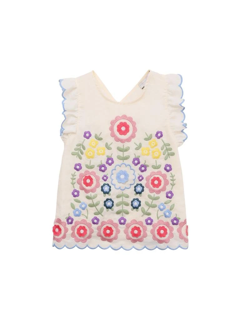 商品Stella McCartney|Embroidered Ramie Shirt,价格¥443,第1张图片
