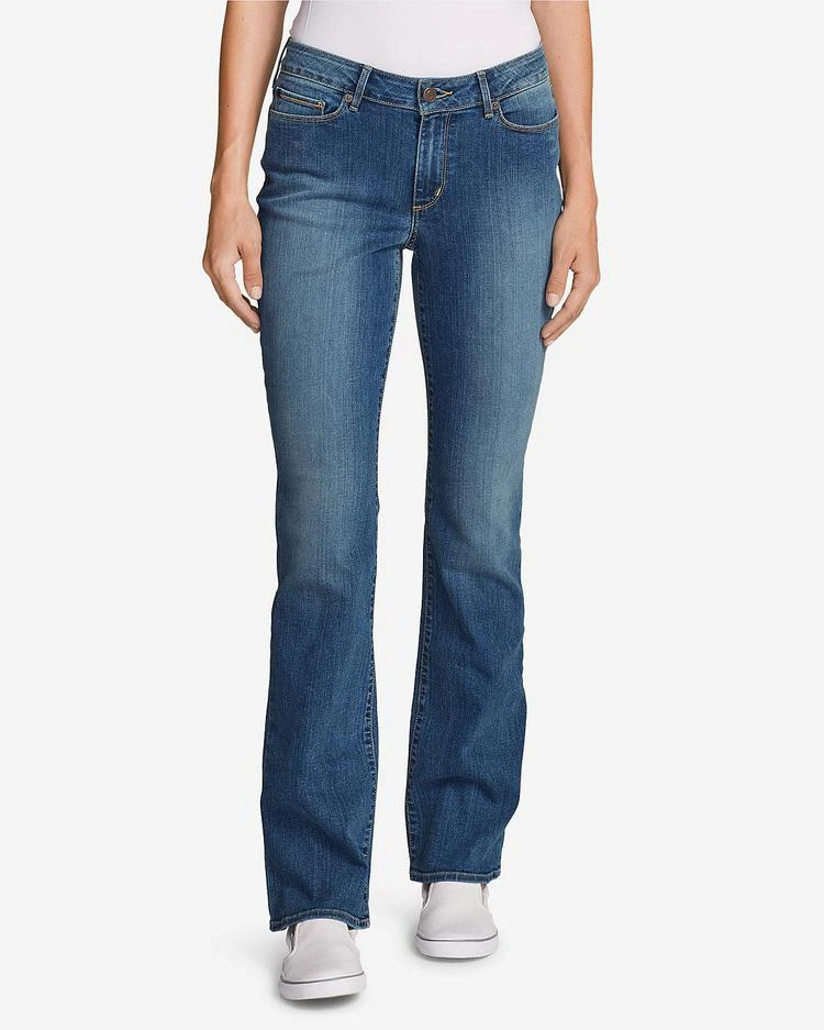 商品Eddie Bauer|Women&#39;s StayShape Boot Cut Jeans - Curvy,价格¥522,第1张图片