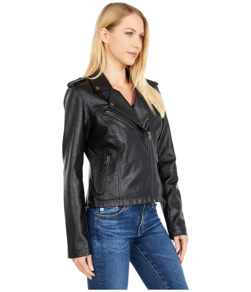 商品Levi's|Classic Asymmetrical Faux Leather Motorcycle Jacket,价格¥684,第4张图片详细描述