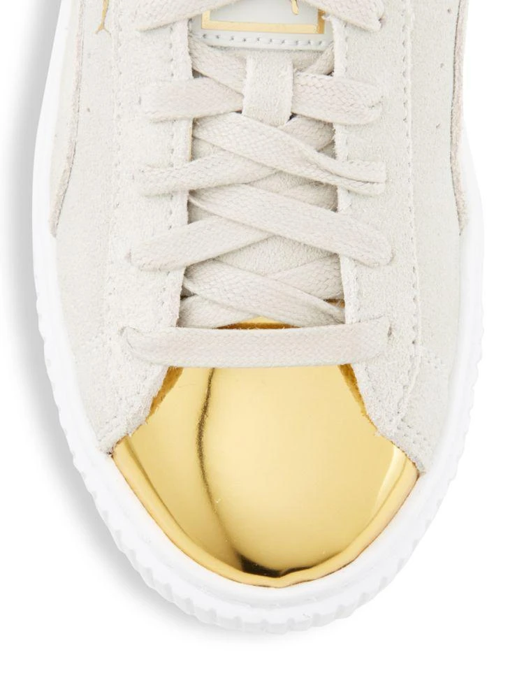 商品Puma|Leather Lace-Up Sneakers,价格¥301,第4张图片详细描述