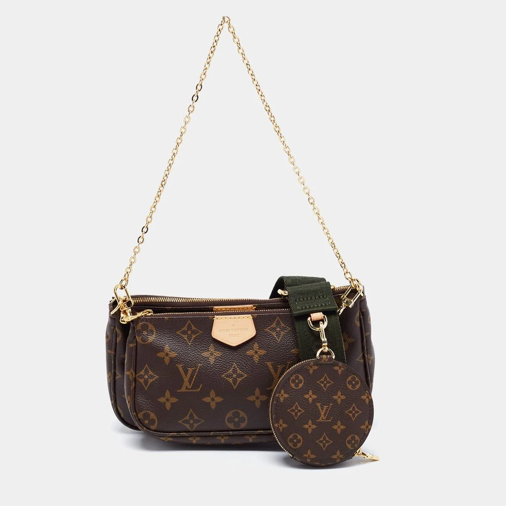 商品[二手商品] Louis Vuitton|Louis Vuitton Khaki Monogram Canvas Multi Pochette Accessories Bag,价格¥23818,第1张图片