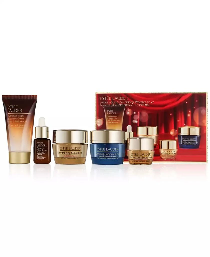 商品Estée Lauder|5-Pc. Unveil Your Glow Skin Care Starter Gift Set,价格¥412,第1张图片