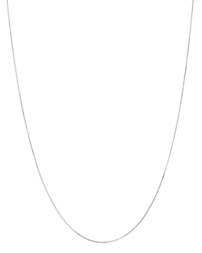 商品Bloomingdale's Chain Collection|Box Link Chain Necklace in 14K White Gold, 0.55m - 100% Exclusive,价格¥2542,第1张图片详细描述