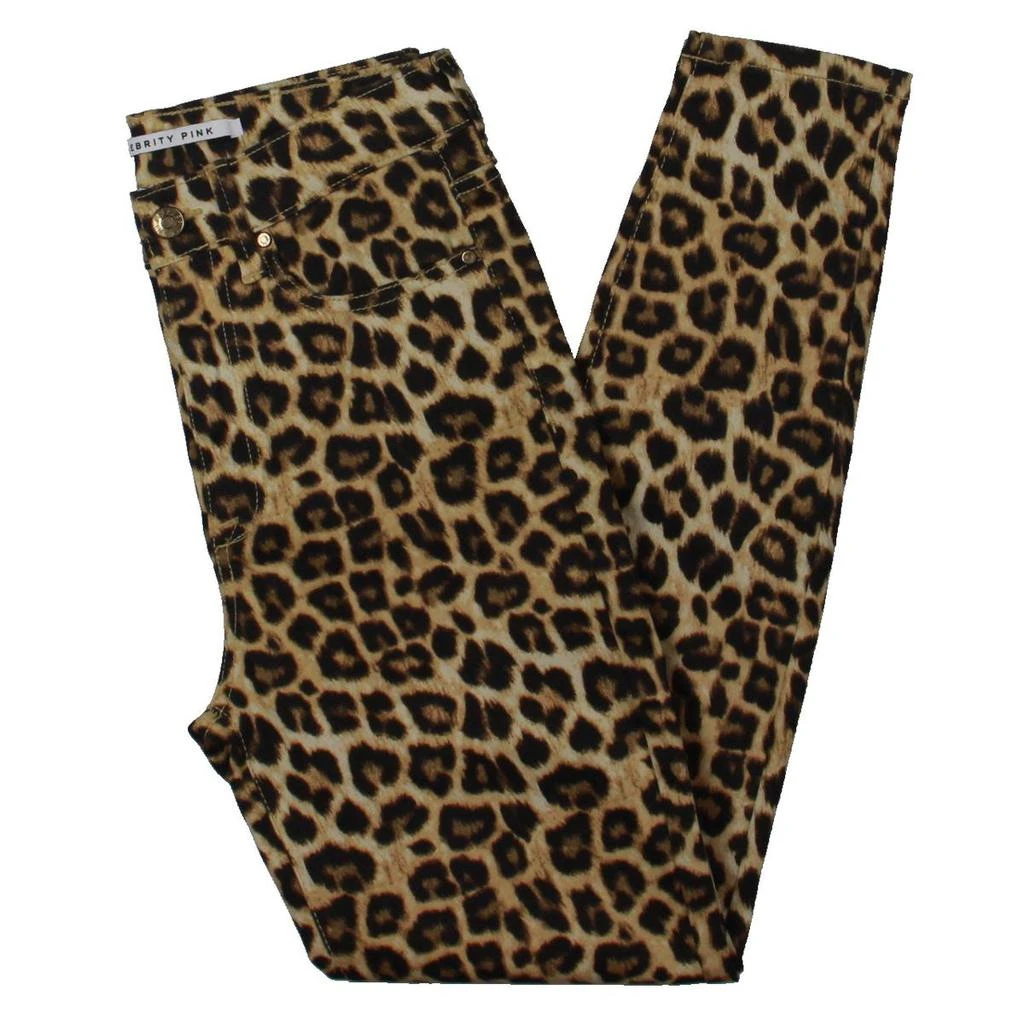 商品Celebrity Pink|Celebrity Pink Womens Juniors Animal Print Ankle Skinny Jeans,价格¥47,第1张图片