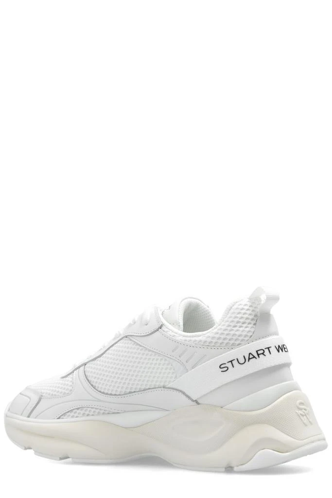 商品Stuart Weitzman|Stuart Weitzman Logo Patch Mesh Trainer Sneakers,价格¥1495,第3张图片详细描述