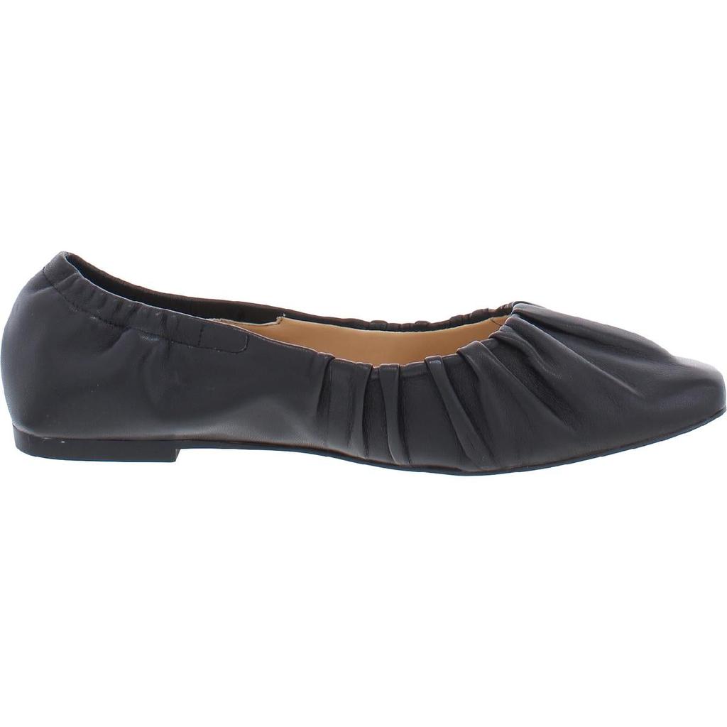 Ophia Womens Leather Slip-On Ballet Flats商品第4张图片规格展示