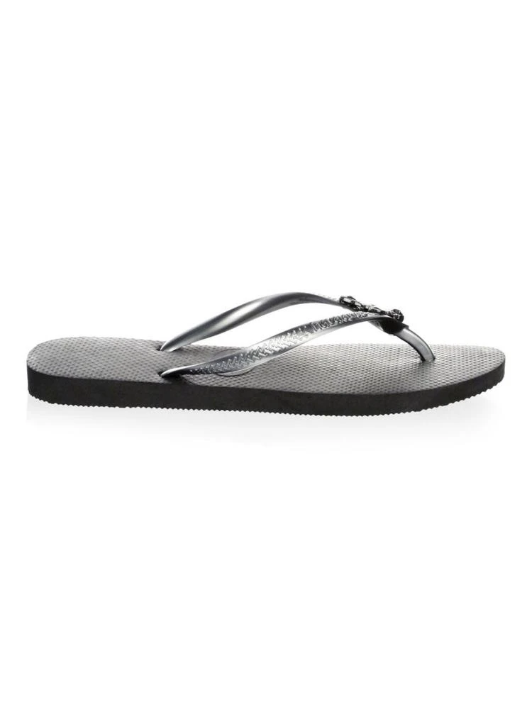 商品Havaianas|Slim Lux Swarovski Crystal Flip Flops,价格¥181,第1张图片