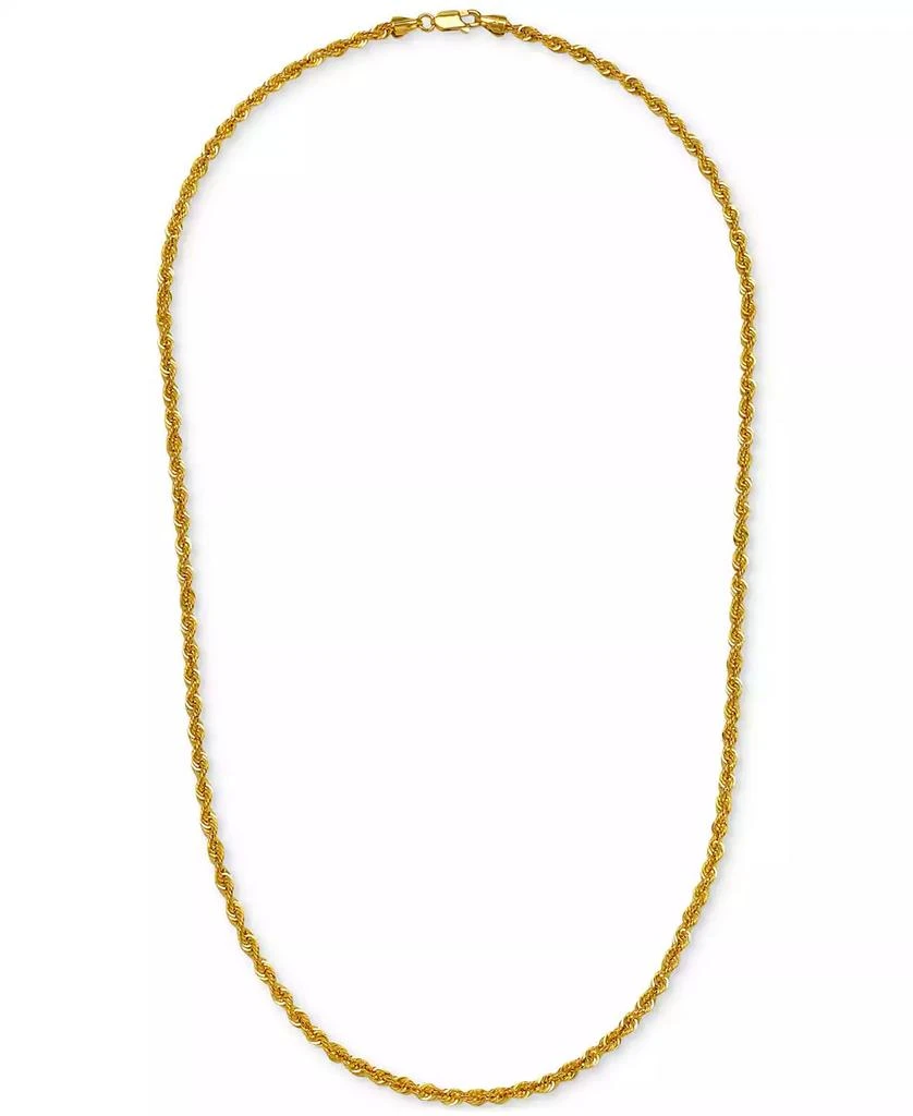 商品Macy's|Sparkle Rope Link 20" Chain Necklace (3.6mm) in 14k Gold,价格¥4488,第4张图片详细描述