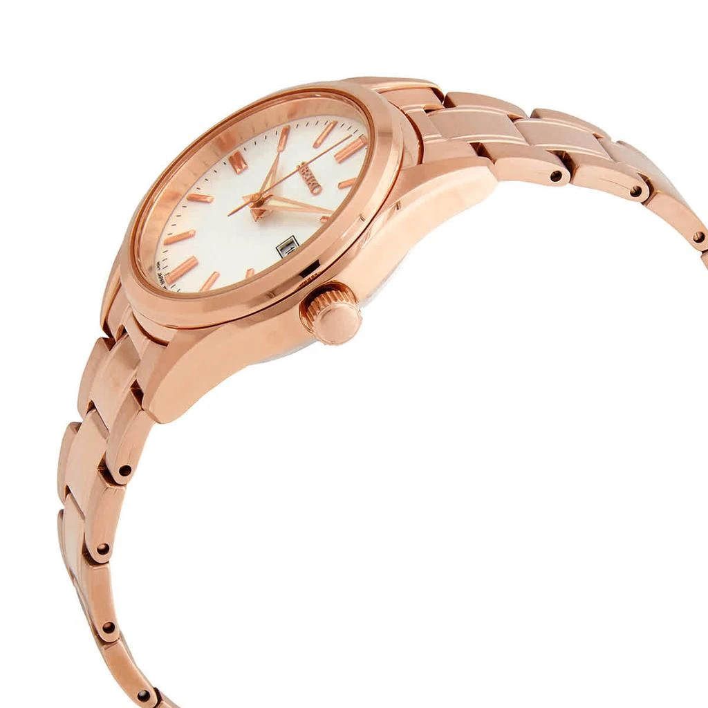 商品Seiko|Seiko Classic Quartz White Dial Rose Gold-tone Ladies Watch SUR630P1,价格¥1102,第2张图片详细描述