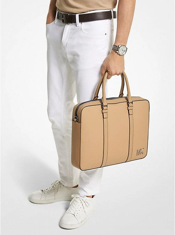 商品Michael Kors|Hudson Textured Leather Briefcase,价格¥1514,第4张图片详细描述