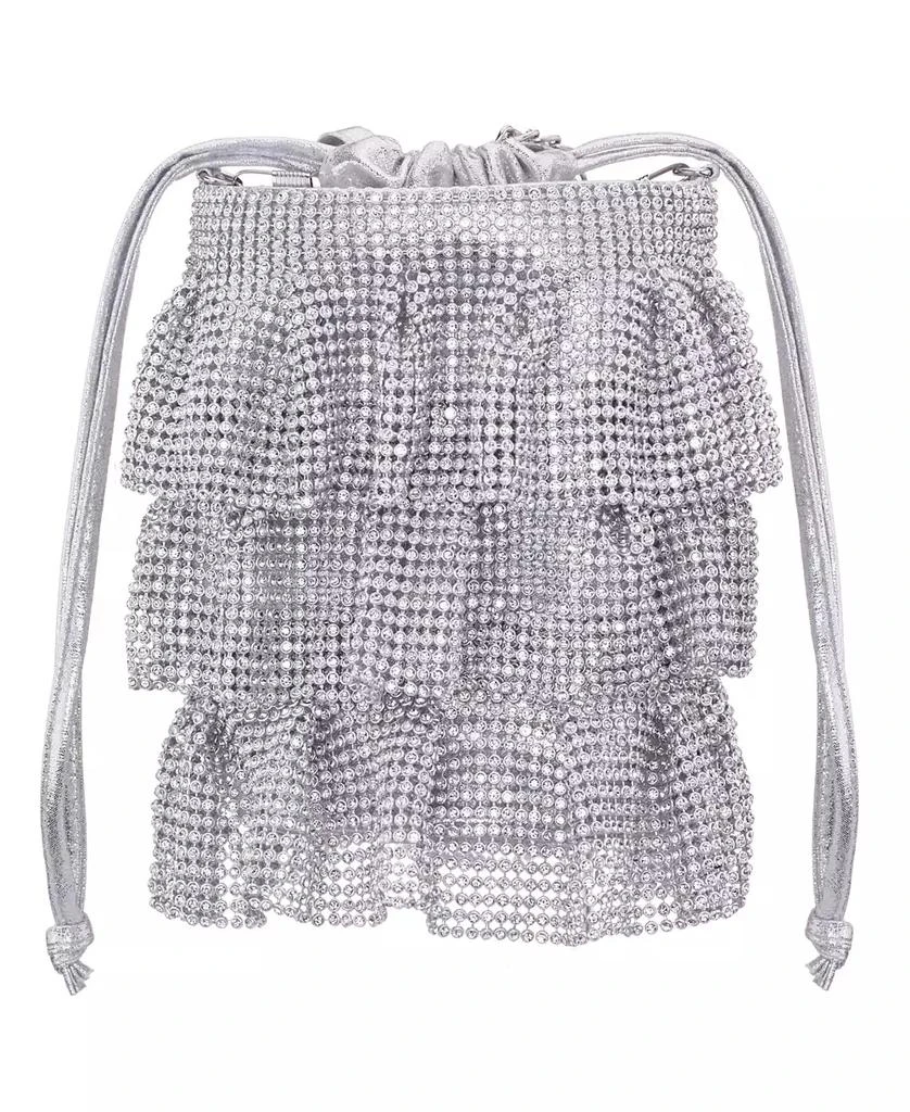 商品Nina|4 Tired Crystal Mesh Pouch Bag,价格¥436,第1张图片