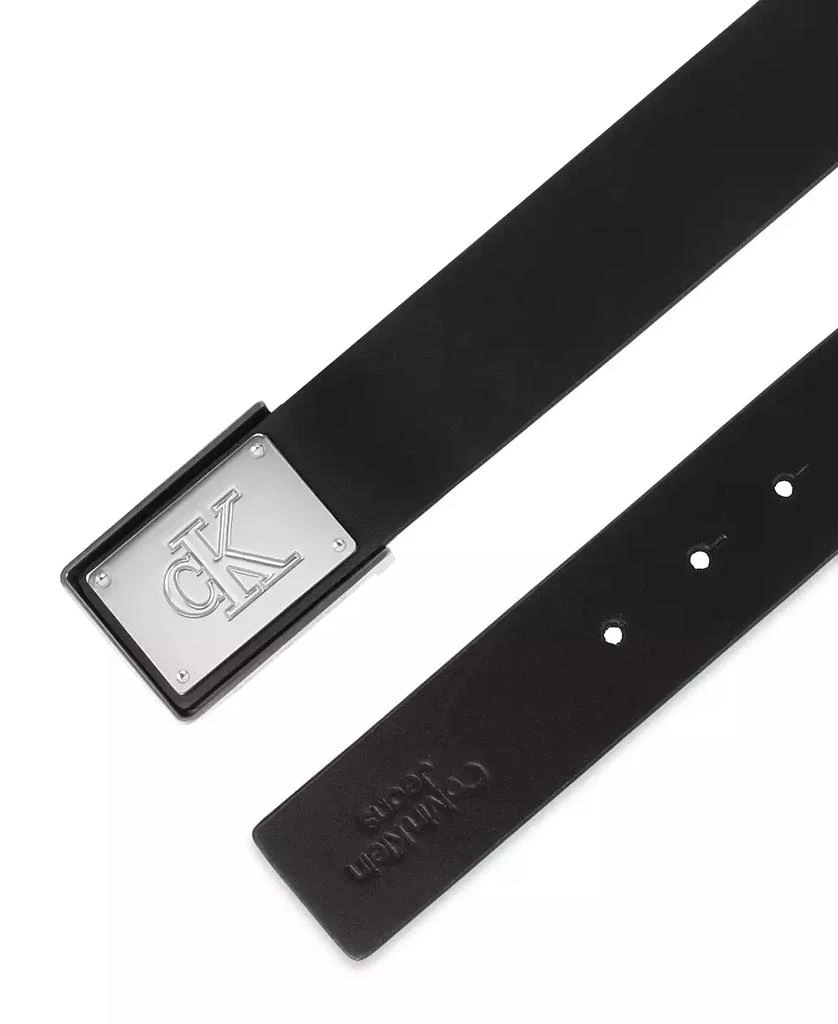 商品Calvin Klein|Men's CK Plate Plaque Belt,价格¥240,第5张图片详细描述