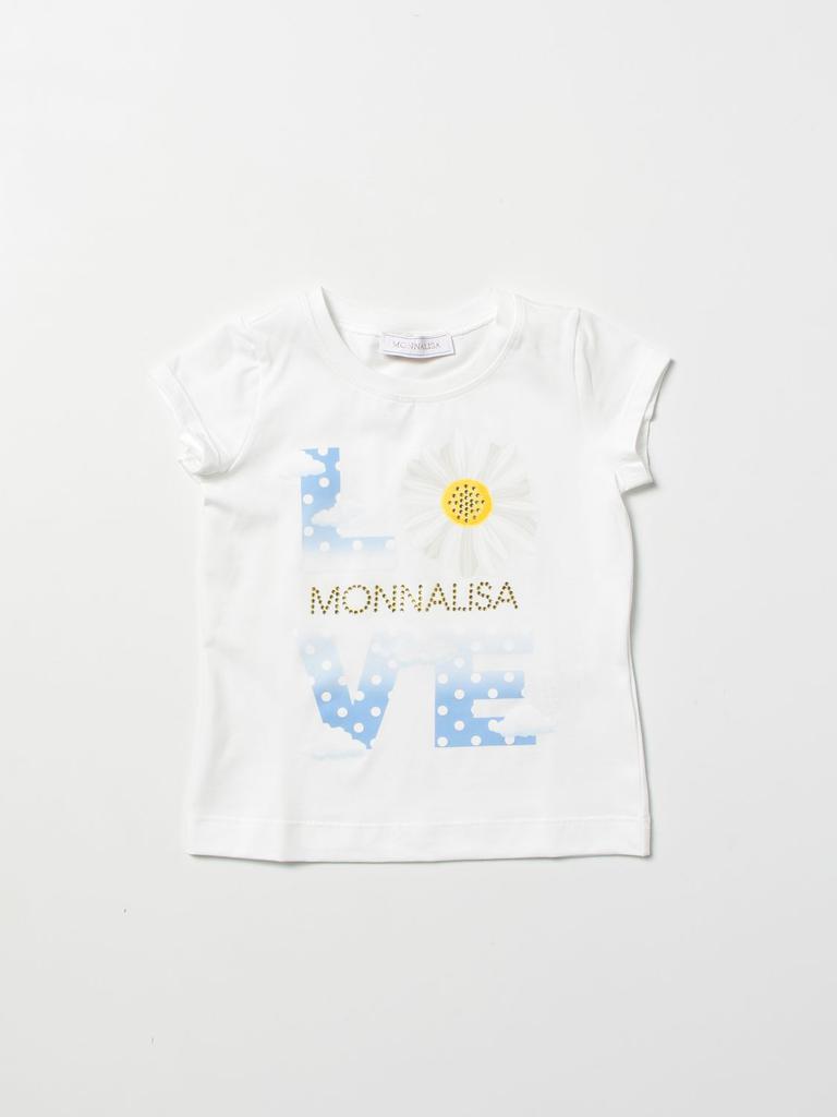 Monnalisa T-shirt with logo商品第1张图片规格展示