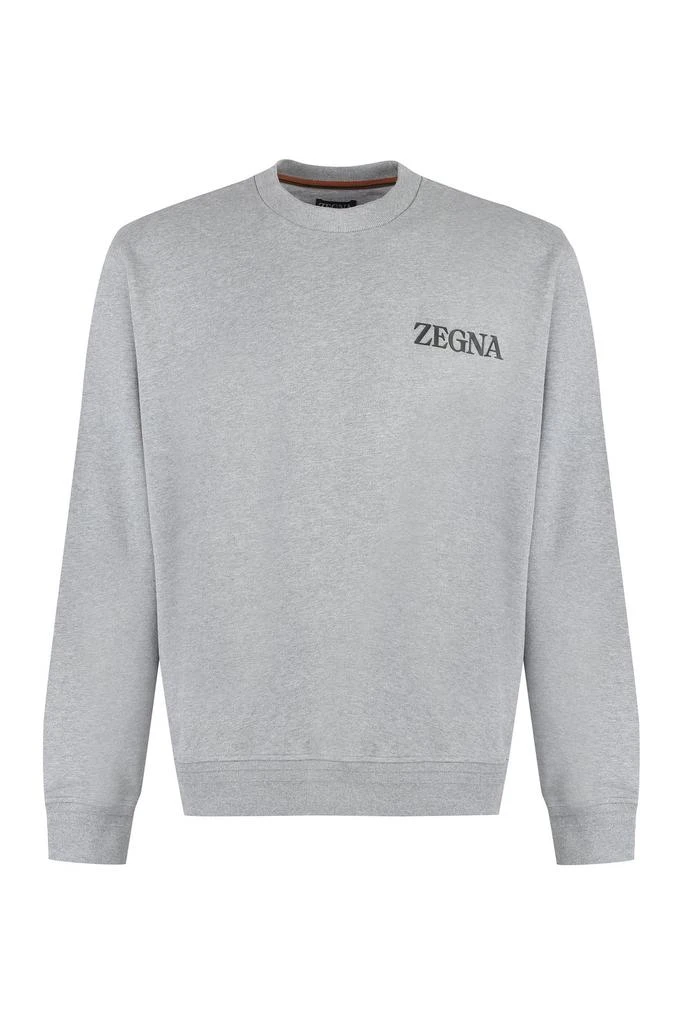 商品Zegna|Z Zegna Logo Printed Crewneck Sweatshirt,价格¥3426,第1张图片