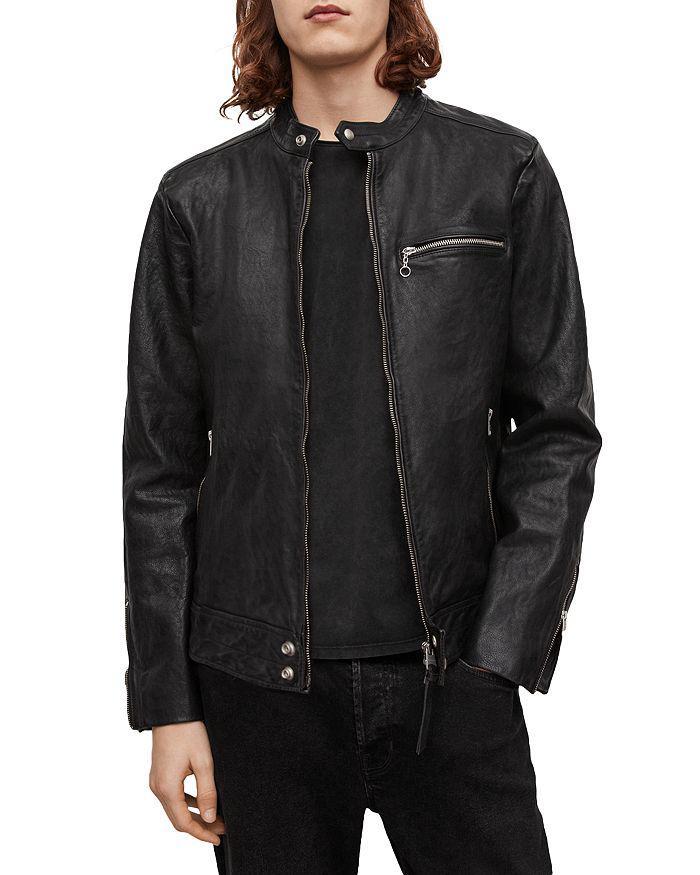 商品ALL SAINTS|Reo Leather Jacket,价格¥3435,第3张图片详细描述
