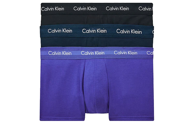 商品[国内直发] Calvin Klein|CK/ 字母Logo平角内裤 男款 3条装 2件装 多色,价格¥285,第1张图片