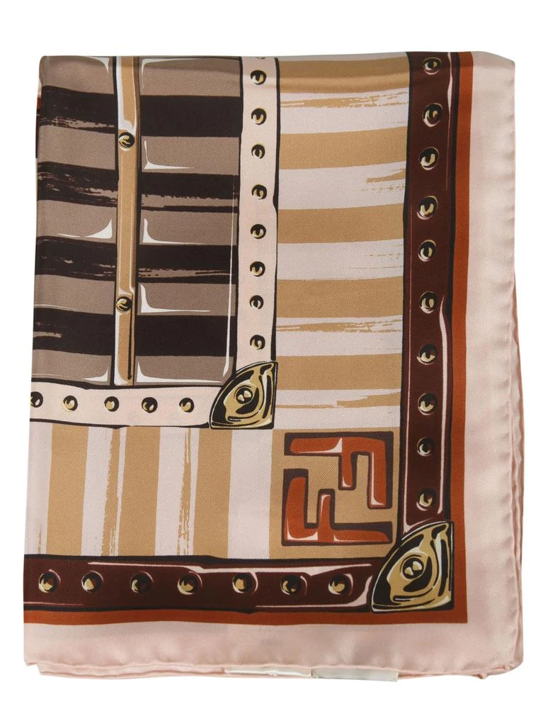 商品Fendi|Iconic Bags Print Foulard,价格¥2696,第2张图片详细描述