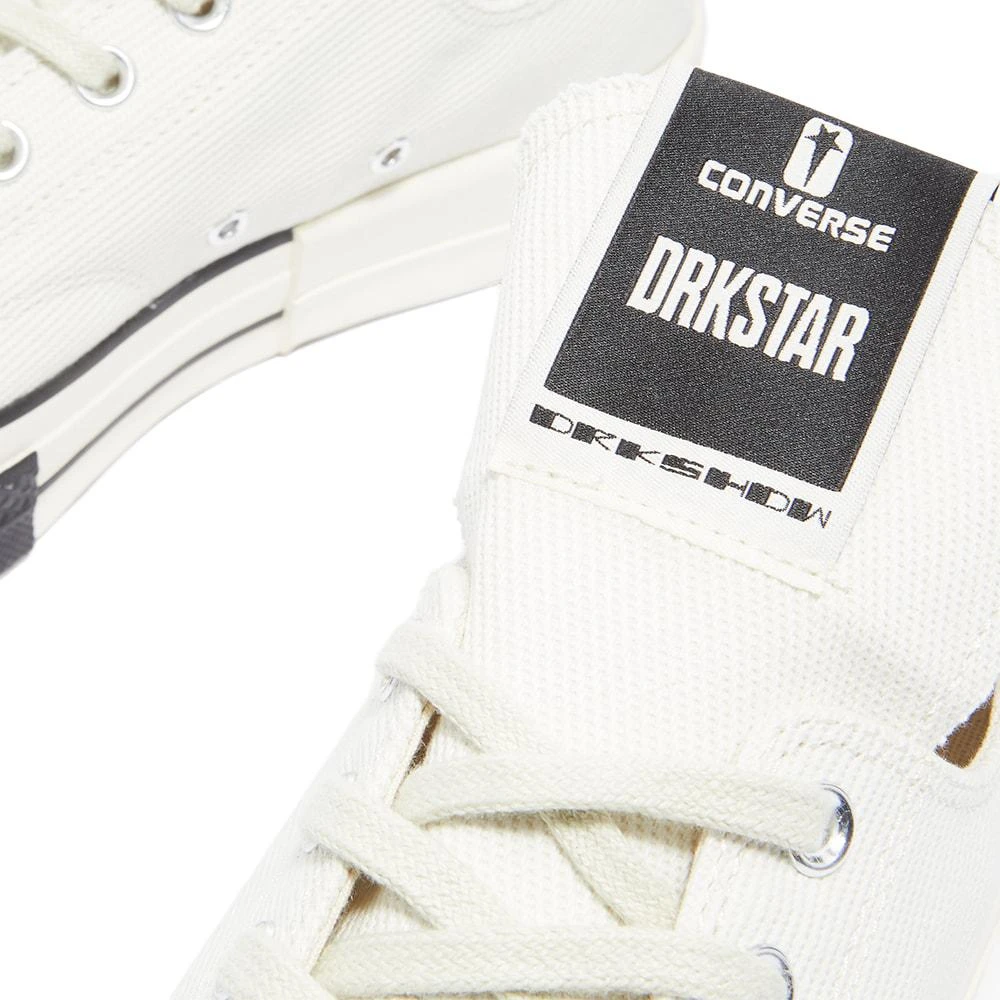 商品Converse| 男款 DRKSHDW 联名 匡威 Turbodrk Ox 低帮 白色,价格¥601,第4张图片详细描述