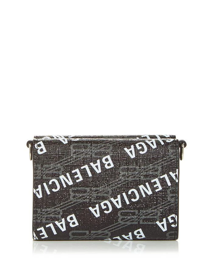 Cash Mini Logo Print Leather Chain Wallet 商品