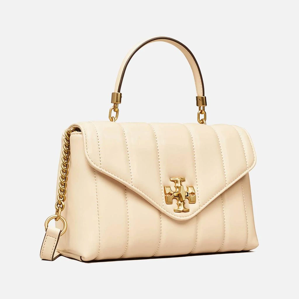 商品Tory Burch|Tory Burch Women's Kira Small Top-Handle Satchel - Brie/Rolled Gold,价格¥5652,第2张图片详细描述