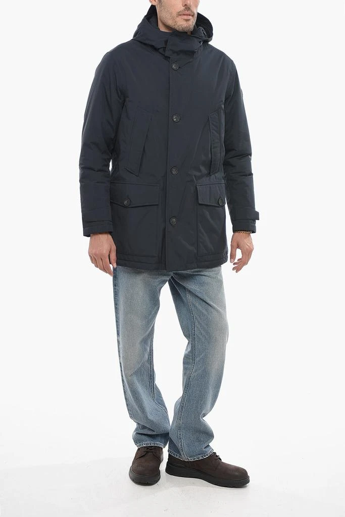 商品Woolrich|Solid Color MARINA Padded Jacket with Hood,价格¥4194,第4张图片详细描述