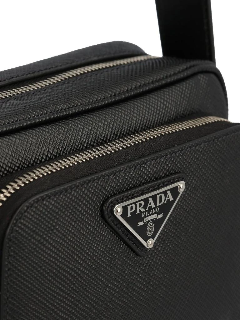 商品Prada|Prada Triangle-Logo Zipped Crossbody Bag,价格¥10142,第4张图片详细描述