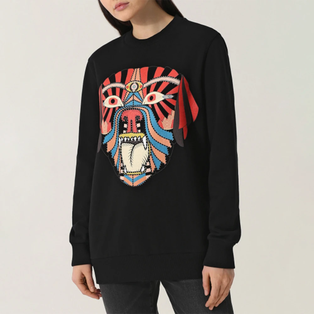 GIVENCHY 女士黑色部落卫衣 17Y7741487-001 商品