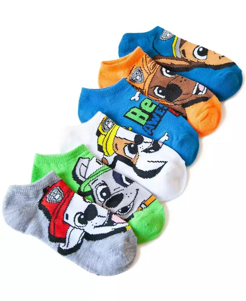 商品Paw Patrol|Boys 6-Pk. No-Show Socks,价格¥31,第2张图片详细描述