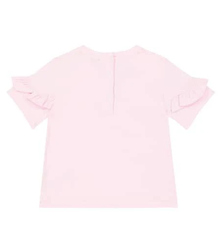 商品Balmain|Baby logo cotton T-shirt,价格¥908,第2张图片详细描述