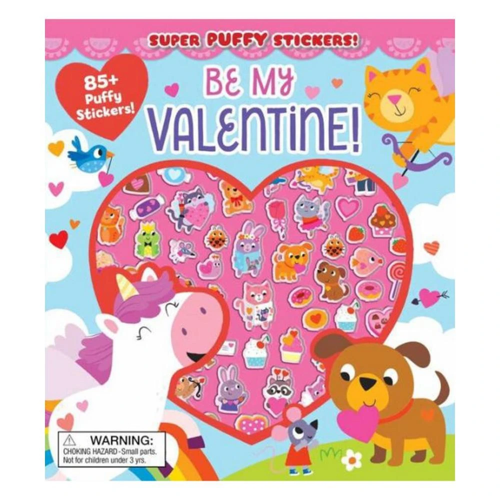 商品Barnes & Noble|Super Puffy Stickers Be My Valentine by Maggie Fischer,价格¥60,第1张图片