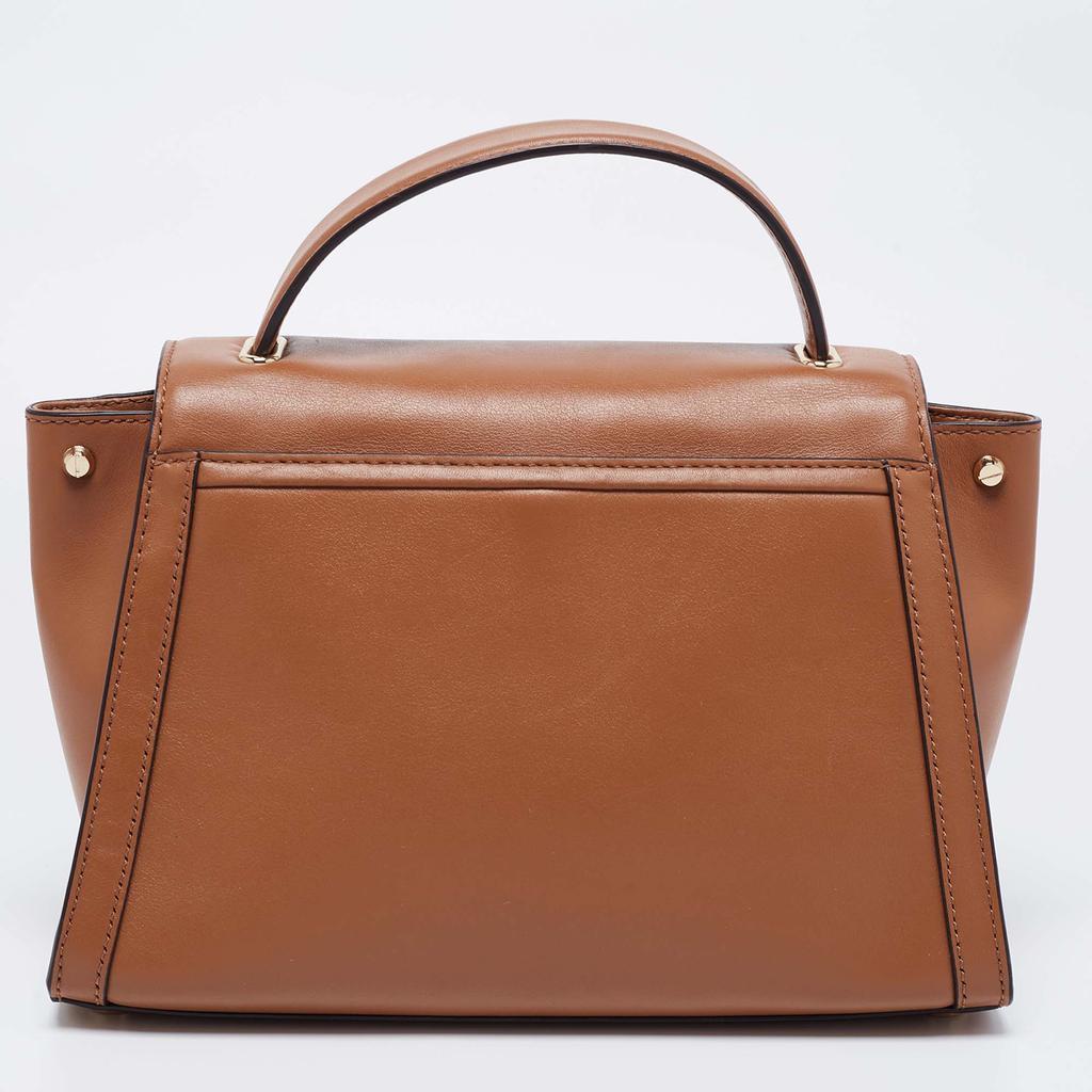 商品[二手商品] Michael Kors|Michael Kors Tan Leather Whitney Top Handle Bag,价格¥1196,第6张图片详细描述