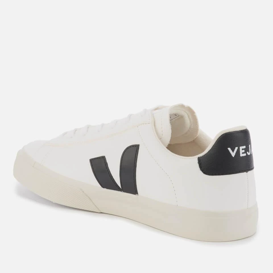 商品Veja|VEJA MEN'S CAMPO CHROME FREE LEATHER TRAINERS - EXTRA WHITE/BLACK,价格¥678,第2张图片详细描述