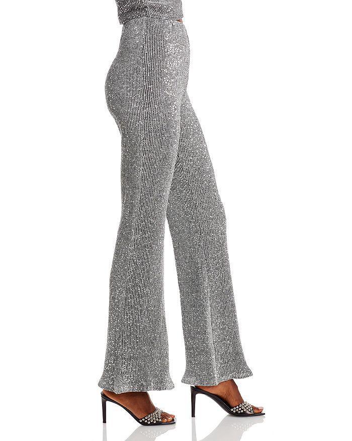商品AQUA|Sequined Metallic Flare Pants - 100% Exclusive,价格¥632,第6张图片详细描述