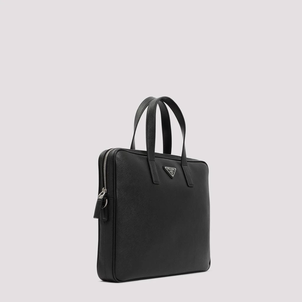 商品Prada|PRADA  LEATHER WORK BAG,价格¥16933,第3张图片详细描述