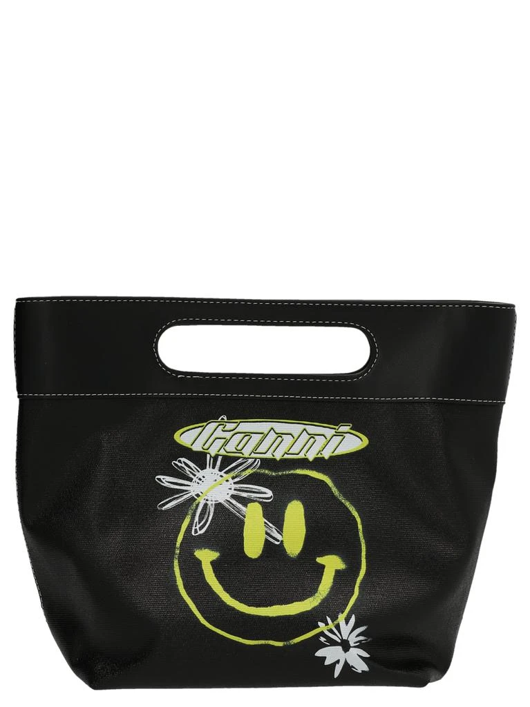 商品Ganni|Logo print shopping bag,价格¥1747,第1张图片